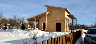 55 m² ev, özel proje, “Ivanovets” SNT: tamamlanmış ev