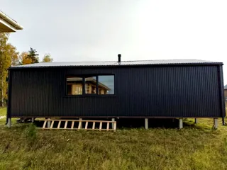 Haus nach individuellem Entwurf, Dorf Stepannikovov: fertiges Gebäude