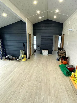 Showroom Barnhouse 76.3 in Kostroma: Innenausbau