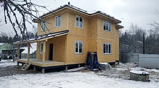 Haus nach Projekt „William 192“, Dorf Timonovo: Fertiges Haus