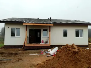 House based on the “Ivalo” design, Beli village: completed house