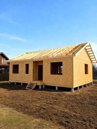 Özel projeli ev, Kostroma bölgesi: çatı