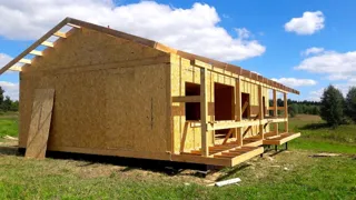 House based on the “Ivalo” design, Beli village: wall assembly