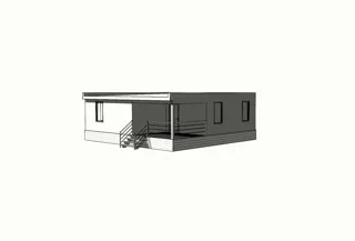 Haus 72,5 m² nach individuellem Projekt, Shuya: Projektvisualisierung