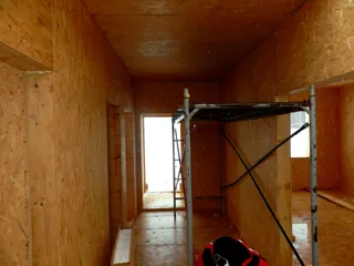 House, “Forvard” design, Olimpiyskaya settlement village: interior partitions