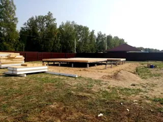 Haus 92 m² nach individuellem Projekt, Dorf Ivantsevo: Fundament und Grundrahmen