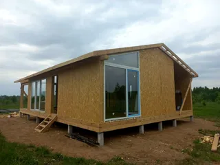 Haus 86,6 m², individuelles Projekt, Dorf Laptevo: Fenster und Türen