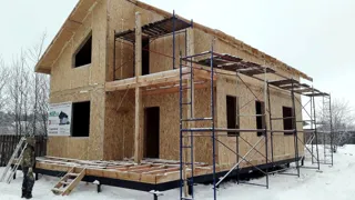 Haus nach Projekt „Utes“, Dorf Nikulskoe: Fertiges Haus