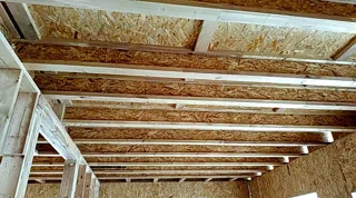 House built to a custom design, Patrikeevo village: interior partitions