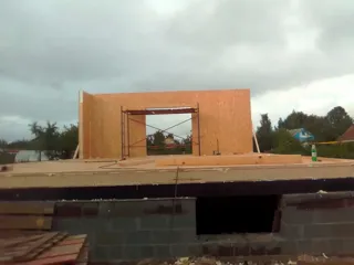 Haus nach Projekt „Majak“, Kineshma: Wandmontage