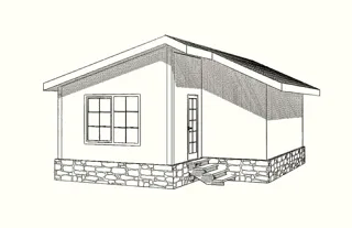 Haus nach individuellem Entwurf, Gebiet Iwanowo: Projektvisualisierung