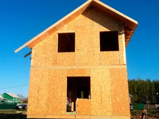 Haus nach individuellem Entwurf, Dorf Barskoe-Tatarovo: fertiges Gebäude