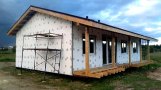 House, “Ivalo” design, Beli village: facade finishing