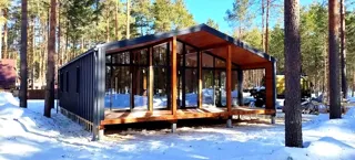 Haus nach Projekt „Barnhouse 76.3“, Dorf Chernyshovo