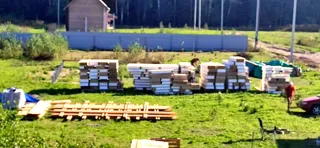 Haus nach individuellem Projekt, Gebiet Iwanowo: Fundament und Grundrahmen