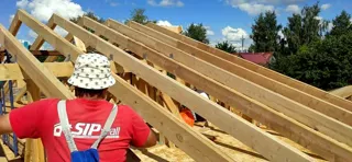 Haus 112,5 m² nach individuellem Projekt, Ivanovo: Dach