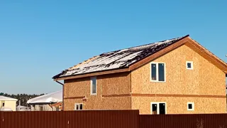 Haus 140 m², Projekt „Jessentuki 8x9“, Dorf Afanasovo: fertiges Haus