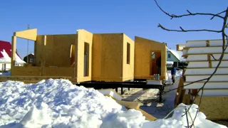 Haus nach Projekt „in der Stadt“, Krasnogorsk: Wandmontage