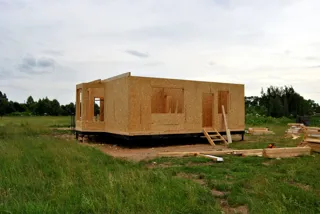 Haus nach Projekt „Bayern 193.54“, Pereslavl-Zalesskiy: Wandmontage