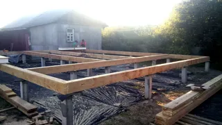 Haus nach individuellem Projekt, Ivanovo: Fundament und Grundrahmen