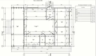 Haus nach individuellem Entwurf, Region Leningrad: Grundriss des Projekts