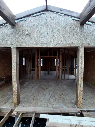 Haus 65,4 m² nach individuellem Projekt, Dorf Striznevo: Trennwände