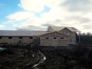 Haus nach Projekt „Barskoe pomeste“, Gebiet Kostroma: Fertiges Haus