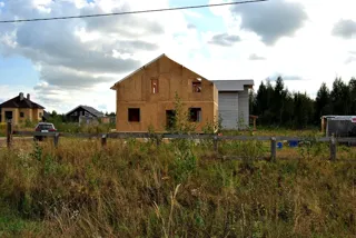 Haus nach Projekt „Sokol - 2“, Dorf Krivtsovo: Obergeschoss und Dachgeschoss