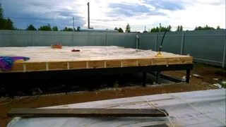 “Evropa” projesine göre ev, Rybinsk: temel ve alt bağlama kirişi
