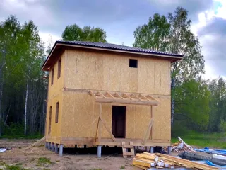 117 m² ev, “Vladimir” projesi, Serednyaya köyü: tamamlanmış ev