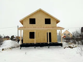 Haus nach Projekt „Nesabudka“, SNT „Rus“: Fertiges Haus