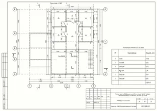 Haus 200 m² nach individuellem Projekt, Region Leningrad: Projektgrundriss