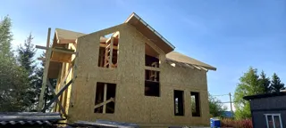Haus 193 m², individuelles Projekt, Dorf Yaskino: Obergeschoss und Dachgeschoss