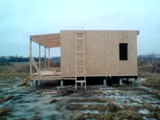 Haus nach Projekt „Mistika-S 2.8“, Region Jaroslawl: Fertiges Haus