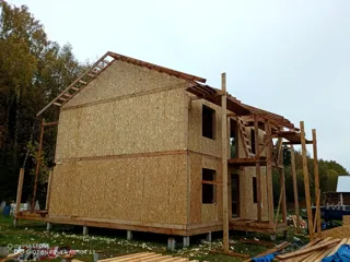 Haus nach Projekt „Dilischans 8x9“, Region Wologda: Dach