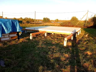 Haus nach Projekt „Chalet 45“, Gebiet Kostroma: SIP-Boden auf Höhe 0