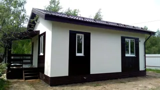 Haus nach Projekt „Slawjanskij Skit“, Region Jaroslawl: Fertiges Haus