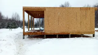 Haus nach Projekt „Mistika - N2.8“, Dorf Lyutovo: Fertiges Haus