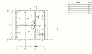 Haus 72 m² nach individuellem Projekt, Pushchino: Projektgrundriss
