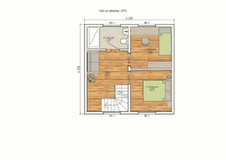 Garage, “Solo + garage” design, Belgorod Region: project floor plan