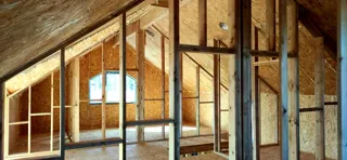 173 m² house built to a custom design, Rodniki: interior partitions