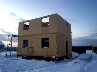 House based on the “Evseevo 2.8” design, Sharapovo village