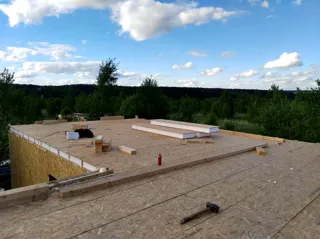 Haus nach Projekt „Mistika E“, Region Tula: Dach
