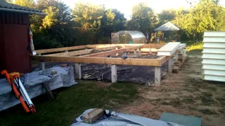 Haus nach individuellem Projekt, Ivanovo: Fundament und Grundrahmen
