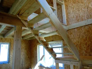Haus nach Projekt „Radoniza“, Dorf Kadnikovo: Innenwände
