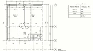 Custom-design house, Kostroma Region: project floor plan