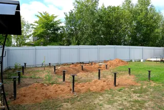 Banja, Projekt „Owen“, Gebiet Iwanowo: Fundament und Bodenrahmen