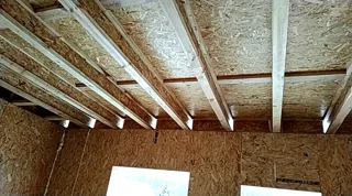 House built to a custom design, Patrikeevo village: interior partitions