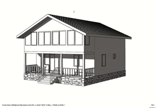 Haus nach individuellem Entwurf, Ivanovo: Projektvisualisierung