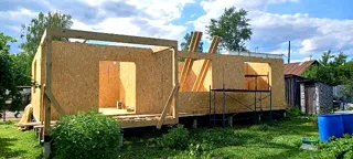 Haus 112,5 m² nach individuellem Projekt, Ivanovo: Wandmontage